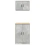 Armarios 2 uds para garaje madera de ingeniería ris hormigón by , Armarios industriales - Ref: Foro24-3328308, Price: 140,24 ...