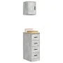 Armarios 2 uds para garaje madera de ingeniería ris hormigón de , Armarios industriales - Ref: Foro24-3328317, Precio: 100,01...