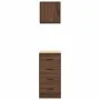 Armarios 2 uds para garaje madera ingeniería marrón roble by , Armarios industriales - Ref: Foro24-3328329, Price: 106,41 €, ...