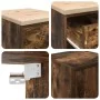 Armarios 2 uds para garaje madera ingeniería roble ahumado de , Armarios industriales - Ref: Foro24-3328336, Precio: 142,83 €...
