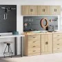 Armarios 2 uds para garaje madera de ingeniería roble sonoma by , Armarios industriales - Ref: Foro24-3328334, Price: 130,81 ...
