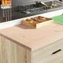 Armarios 2 uds para garaje madera de ingeniería roble sonoma by , Armarios industriales - Ref: Foro24-3328334, Price: 130,81 ...