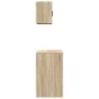 Armarios 2 uds para garaje madera de ingeniería roble sonoma by , Armarios industriales - Ref: Foro24-3328334, Price: 130,81 ...