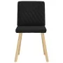 Sillas de comedor 4 unidades tela negras de , Sillas de comedor - Ref: Foro24-3315223, Precio: 200,17 €, Descuento: %