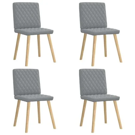 Sillas de comedor 4 unidades tela gris claro by , dining chairs - Ref: Foro24-3315221, Price: 199,30 €, Discount: %