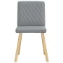 Sillas de comedor 4 unidades tela gris claro by , dining chairs - Ref: Foro24-3315221, Price: 199,30 €, Discount: %