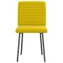 Sillas de comedor 4 unidades terciopelo amarillo by , dining chairs - Ref: Foro24-3315263, Price: 164,64 €, Discount: %