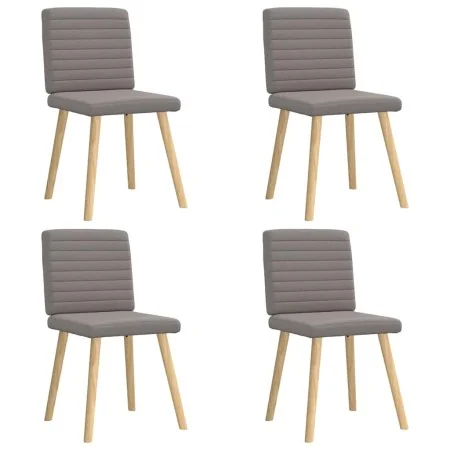 Sillas de comedor 4 unidades tela taupe by , dining chairs - Ref: Foro24-3315280, Price: 198,39 €, Discount: %