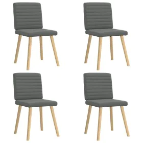 Sillas de comedor giratorias 4 unidades tela gris oscuro von , Essstühle - Ref: Foro24-3315275, Preis: 198,40 €, Rabatt: %