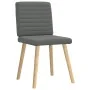 Sillas de comedor giratorias 4 unidades tela gris oscuro de , Sillas de comedor - Ref: Foro24-3315275, Precio: 198,39 €, Desc...