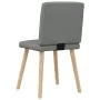 Sillas de comedor giratorias 4 unidades tela gris oscuro de , Sillas de comedor - Ref: Foro24-3315275, Precio: 198,39 €, Desc...