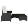 Set de sofás de jardín en forma de L con cojines 3 pzas negro by , Garden sets - Ref: Foro24-3328638, Price: 492,74 €, Discou...