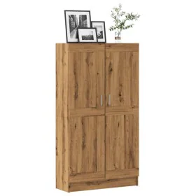 Estantería de madera ingeniería roble artisan 82,5x30,5x150 cm by , Bookcases and shelves - Ref: Foro24-3345216, Price: 136,4...