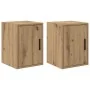 Armarios de pared 2 uds para garaje madera artesanal roble by , Armarios industriales - Ref: Foro24-860624, Price: 42,60 €, D...