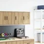Armarios de pared 2 uds para garaje madera artesanal roble by , Armarios industriales - Ref: Foro24-860624, Price: 42,60 €, D...