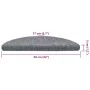 Alfombrilla autoadhesiva escalera 30 uds gris claro 56x17x3 cm by , Stair mats - Ref: Foro24-3365682, Price: 87,70 €, Discoun...