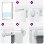 Estor Enrollable Opaco Blanco 75x210 cm Tela Ancho 70,7 cm by , Blinds and blinds - Ref: Foro24-4011955, Price: 23,95 €, Disc...