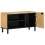 Mueble de TV madera maciza mango marrón 80x31,5x46 cm de , Almacenamiento para CD y DVD - Ref: Foro24-4017735, Precio: 86,20 ...