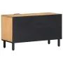 Mueble de TV madera maciza mango marrón 80x31,5x46 cm de , Almacenamiento para CD y DVD - Ref: Foro24-4017735, Precio: 86,20 ...