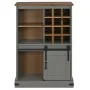 Vinoteca HALDEN con botelleros y puerta corredera gris pino by , Wine and liquor cabinets - Ref: Foro24-4018447, Price: 255,2...