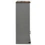 Vinoteca HALDEN con botelleros y puerta corredera gris pino by , Wine and liquor cabinets - Ref: Foro24-4018447, Price: 255,2...