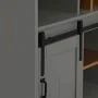 Vinoteca HALDEN con botelleros y puerta corredera gris pino by , Wine and liquor cabinets - Ref: Foro24-4018447, Price: 255,2...