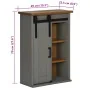 Armario colgante HALDEN con puerta corredera 49x22,5x70 cm gris von , Küchenschränke - Ref: Foro24-4018439, Preis: 89,09 €, R...