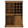 Vinoteca HALDEN con botelleros y puerta corredera de pino von , Wein- und Spirituosenschränke - Ref: Foro24-4018445, Preis: 2...