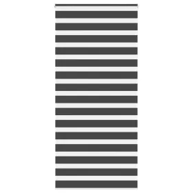 Estor cebra negro 115x230 cm tejido ancho 110,9 cm poliéster by , Blinds and blinds - Ref: Foro24-4014290, Price: 31,86 €, Di...