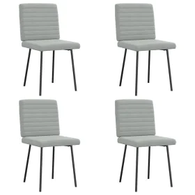 Sillas de comedor 4 unidades terciopelo gris claro by , dining chairs - Ref: Foro24-3315256, Price: 166,00 €, Discount: %