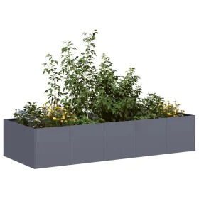Jardinera acero gris antracita 200x80x40 cm von , Töpfe und Pflanzgefäße - Ref: Foro24-860754, Preis: 122,15 €, Rabatt: %