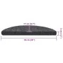 Alfombrilla autoadhesiva escalera 20 uds gris oscuro 56x17x3 cm von , Treppenmatten - Ref: Foro24-3365668, Preis: 45,47 €, Ra...