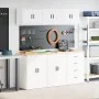 Armarios 6 uds para garaje madera de ingeniería blanco von , Armarios industriales - Ref: Foro24-3328341, Preis: 444,51 €, Ra...