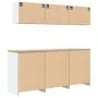 Armarios 6 uds para garaje madera de ingeniería blanco von , Armarios industriales - Ref: Foro24-3328341, Preis: 444,51 €, Ra...