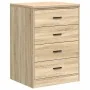 Armarios 6 uds para garaje madera de ingeniería roble sonoma by , Armarios industriales - Ref: Foro24-3328343, Price: 450,47 ...