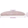 Alfombrilla escalera 30 uds rosa clara 65x21x4 cm de , Alfombrillas para escalones - Ref: Foro24-3365820, Precio: 172,53 €, D...