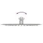 Cabezal ducha redondo efecto lluvia acero inoxidable 304 25 cm by , shower heads - Ref: Foro24-4103893, Price: 19,60 €, Disco...
