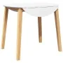 Mesa de comedor natural madera maciza roble caucho by , Kitchen and dining tables - Ref: Foro24-4102531, Price: 133,98 €, Dis...