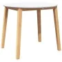Mesa de comedor natural madera maciza roble caucho by , Kitchen and dining tables - Ref: Foro24-4102531, Price: 133,98 €, Dis...