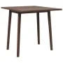 Mesa de comedor de madera maciza de caucho marrón by , Kitchen and dining tables - Ref: Foro24-4102533, Price: 129,25 €, Disc...