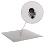 Cabezal de ducha cuadrado efecto lluvia acero inox 304 50x50 cm de , Cabezales de ducha - Ref: Foro24-4103916, Precio: 69,33 ...