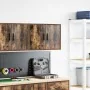 Armario de pared para garaje madera de ingeniería roble ahumado by , Armarios industriales - Ref: Foro24-860651, Price: 40,92...