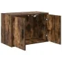 Armario de pared para garaje madera de ingeniería roble ahumado by , Armarios industriales - Ref: Foro24-860651, Price: 40,92...