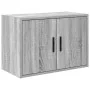 Armario de pared para garaje madera de ingeniería gris sonoma by , Armarios industriales - Ref: Foro24-860653, Price: 42,01 €...