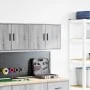 Armario de pared para garaje madera de ingeniería gris sonoma by , Armarios industriales - Ref: Foro24-860653, Price: 42,01 €...