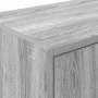 Armario de pared para garaje madera de ingeniería gris sonoma by , Armarios industriales - Ref: Foro24-860653, Price: 42,01 €...