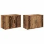 Armarios de pared 2 uds para garaje madera antigua madera by , Armarios industriales - Ref: Foro24-860658, Price: 69,27 €, Di...