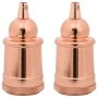 Portalámparas 2 uds bronce oro rosa E27 by , Lighting accessories - Ref: Foro24-4106541, Price: 21,20 €, Discount: %