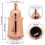 Portalámparas 2 uds bronce oro rosa E27 by , Lighting accessories - Ref: Foro24-4106541, Price: 21,20 €, Discount: %