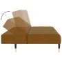 Sofá cama de 2 plazas terciopelo marrón by , Sofas - Ref: Foro24-375882, Price: 249,14 €, Discount: %
